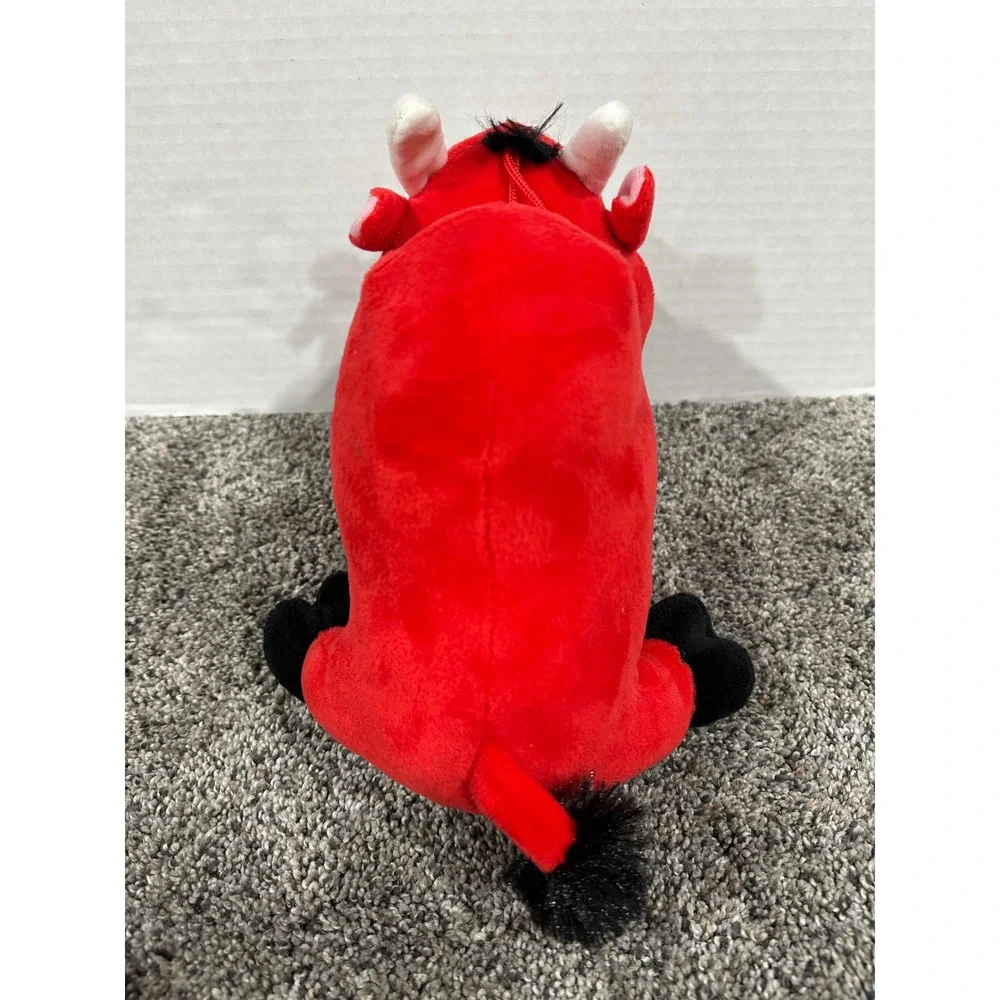 Plush Toy Apex Gifts Red Excellent Grumpy Bull Stuffed Animal